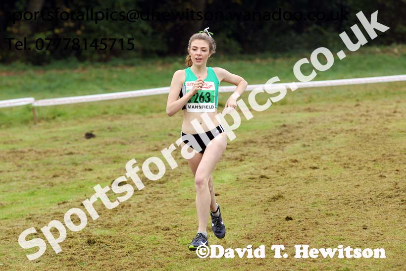 Junior women, National Cross Country Relays, Berry Park, Mansfield. Photo: David T. Hewitson/Sports for All Pics